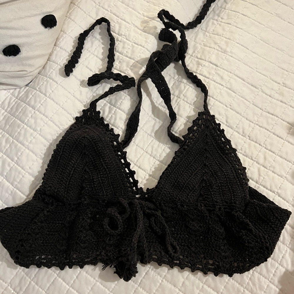 Kendall & Kylie Crotchet Bikini Top